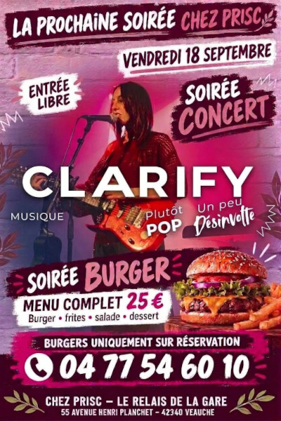 Concert Chez Prisc' à Veauche